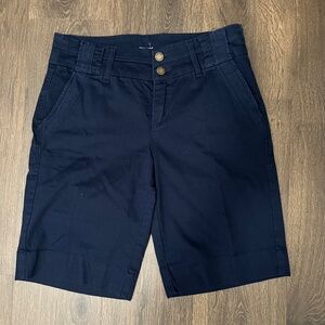 Westport Navy Blue Bermuda Shorts/Size 4